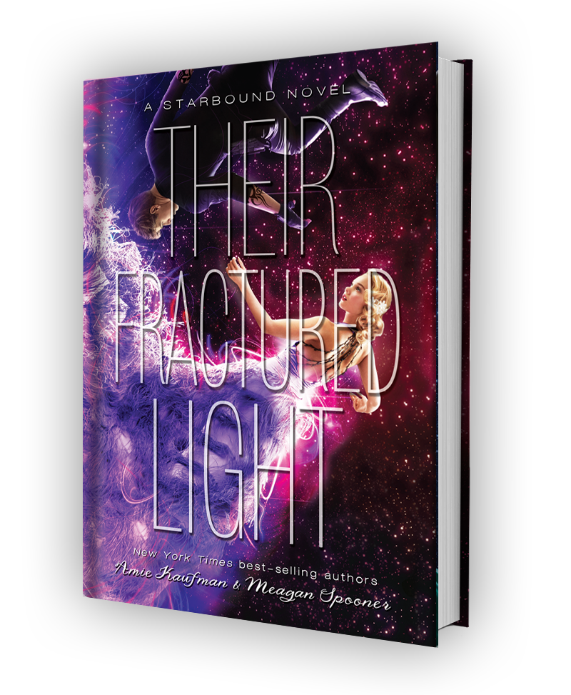 Cover for THEIR FRACTURED LIGHT by Amie Kaufman and Meagan Spooner